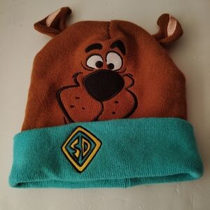 Scooby-Doo Brown & Teal Character Beanie Hat